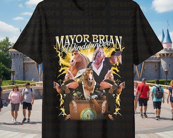 Camiseta del alcalde Brian Winddancer, camiseta de los personajes de Zootopia 2, camiseta de Nick Judy, camiseta de viaje familiar