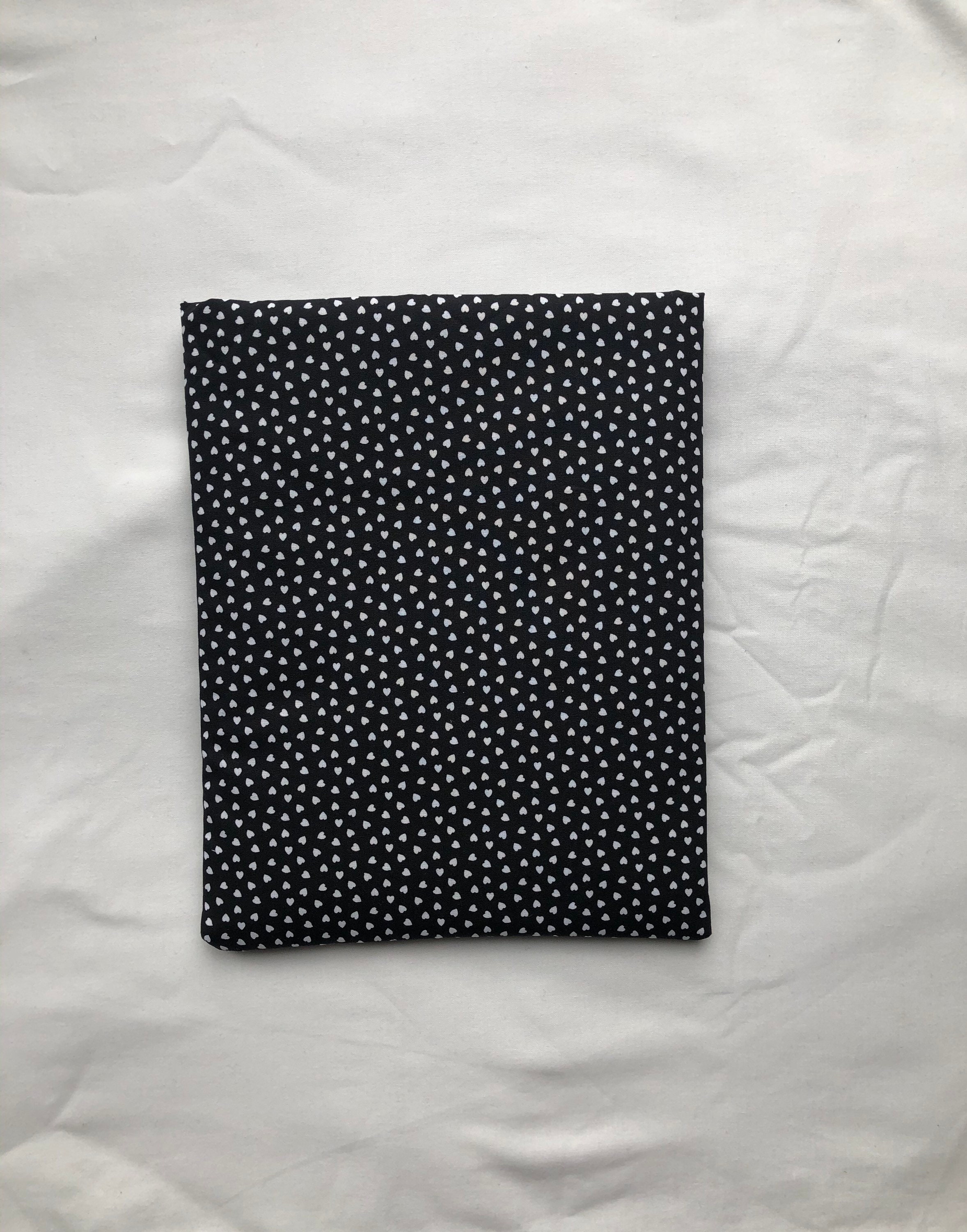 Padded Book Sleeve Book Cover Book Protection Black & White Etsy UK