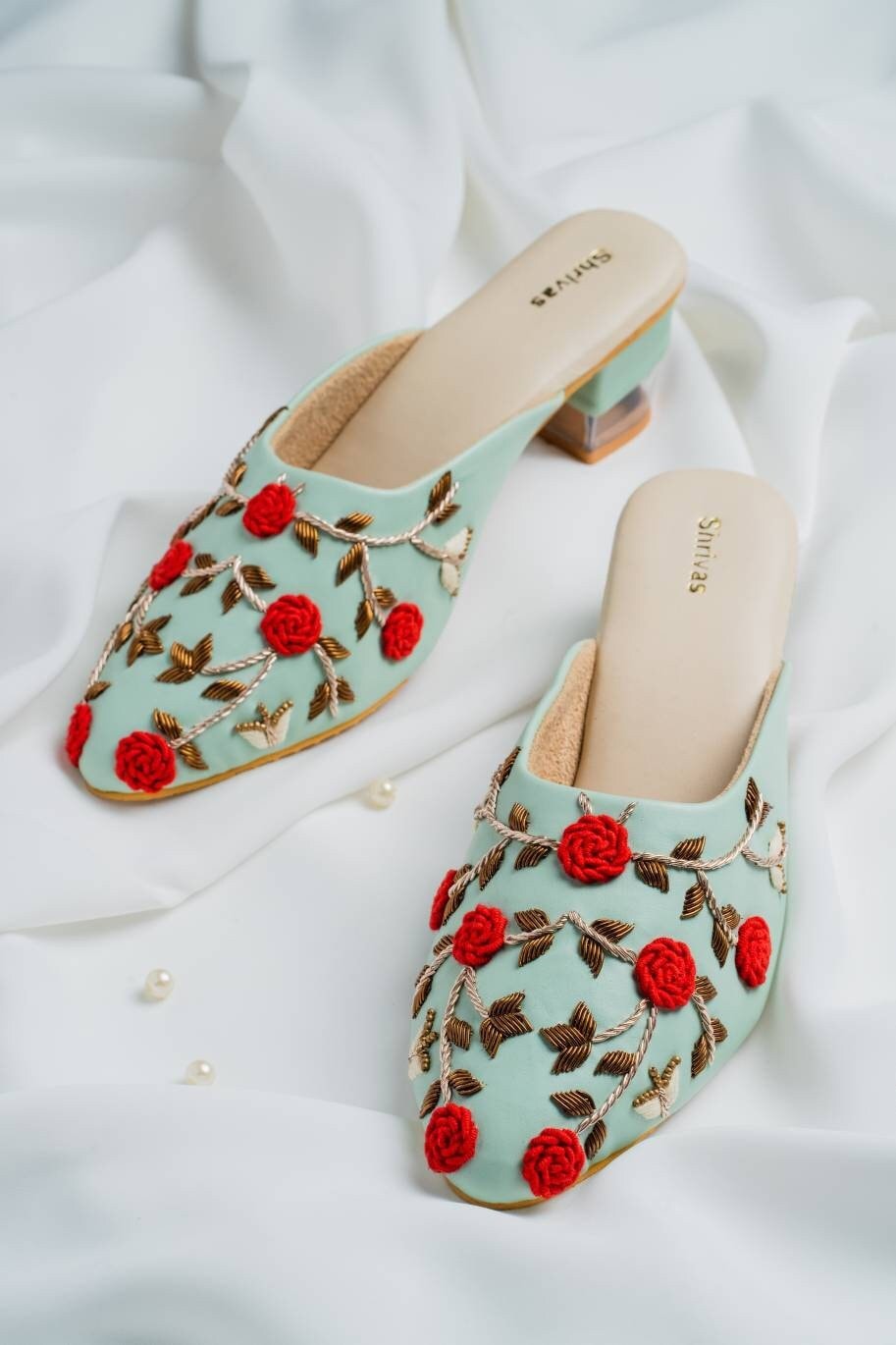 mint green heels ireland