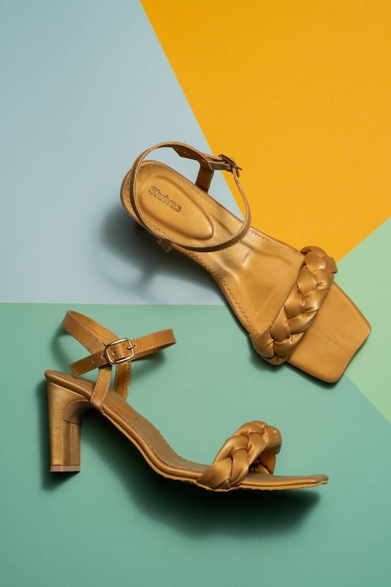Reviews for Vishudh Women Gold Heels - Buy Vishudh Women Gold Heels Online  at Best Price - Shop Online for Footwears in India | Flipkart.com