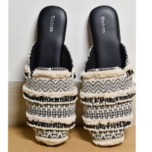 Mules, Mule shoes for women, Jute Mules, Women's Mules, Slippers, Pastel Color Mules, Soft cushion Mules, Babouche, Multi color mules