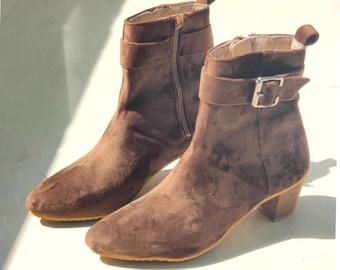 Women velvet boots | Women ankle boots | Women heel boots | Women designer boots | Women winter woolen boots