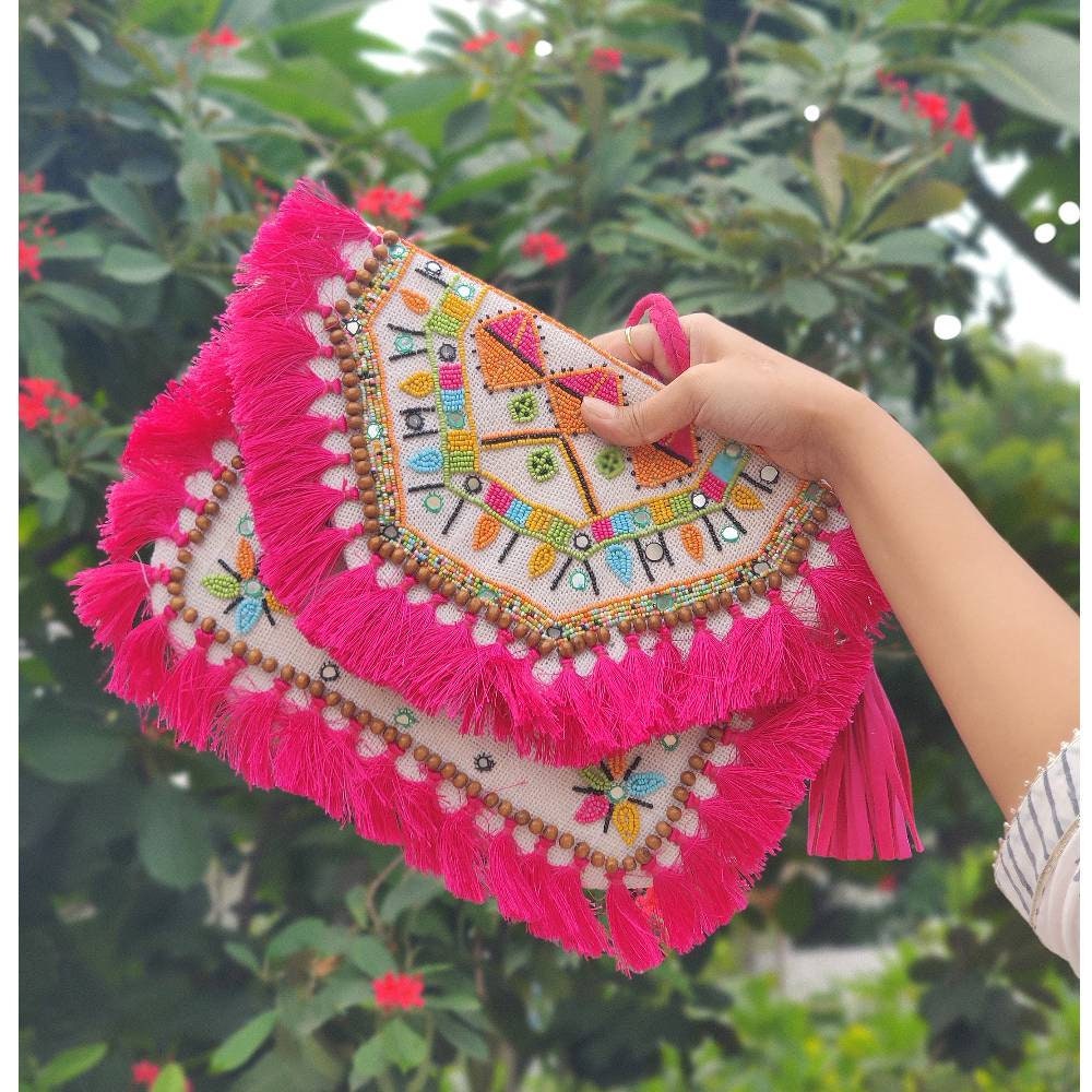 Vrps handicrafts Jute Latest boho bags, For Casual Wear, Size: 12x10 Inch  at Rs 599/piece in Delhi