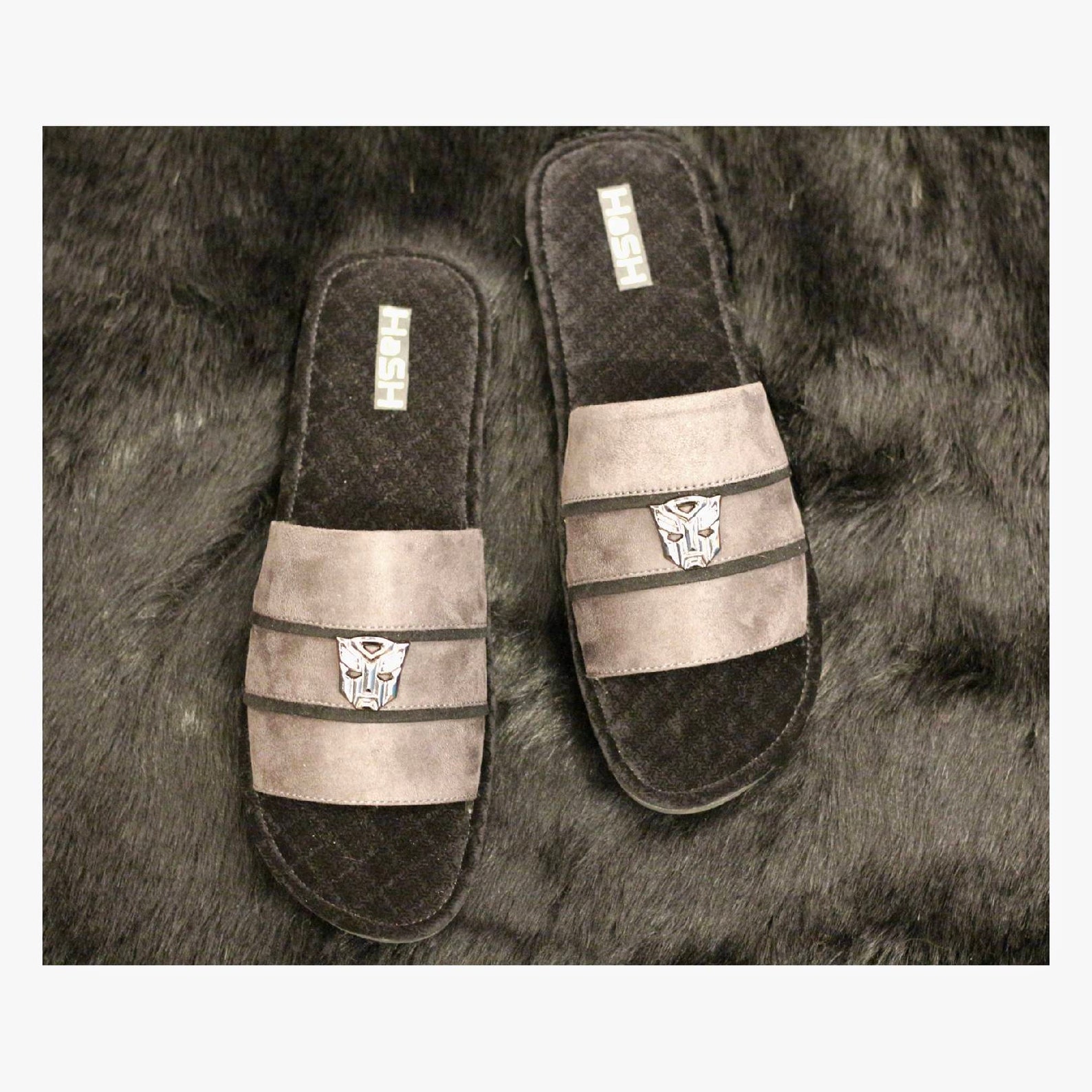 mens velvet slippers