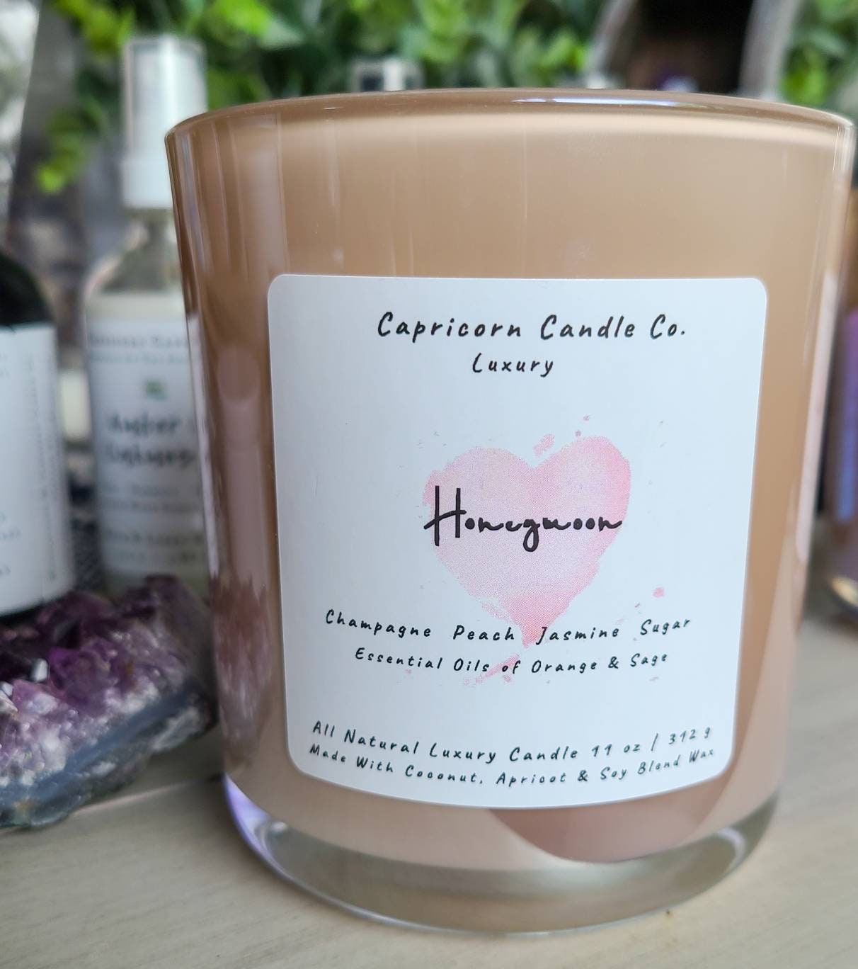 Honeymoon 11 oz Luxury Coconut Wax Candle Sweet Floral Etsy