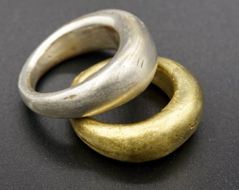 Man/Woman Bubble Brass Ring