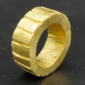 Band brass ring,thick ring,couple ring,chunky ring, unique band ring for men and women, wide brass ring, round ring,