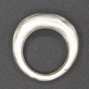 Bubble Silver Band Ring