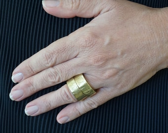 Couple of Handmade Brass Rings