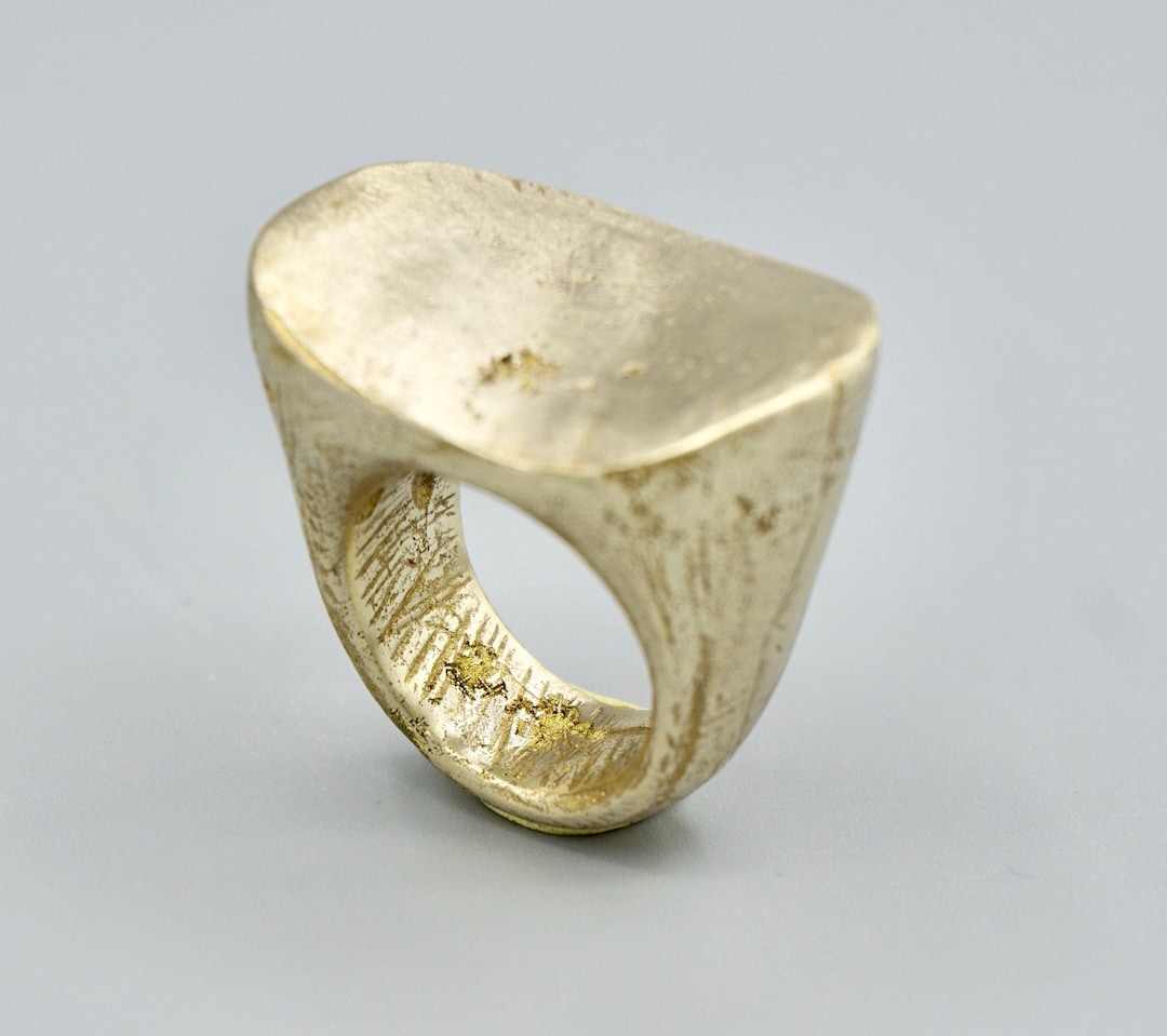 【関税込み】Signet Ring - In Gold We Trust - Gold - Brass In Gold We Trust OUTLET | Signet Ring - In Gold We Trust
