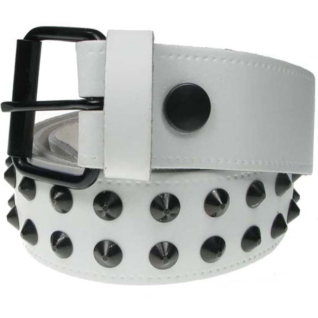 小物 Vintage White Hard Studded Design Belt Vintage White Hard Studded Design Belt - メルカリ