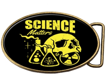 Science Matters - Belt Buckle