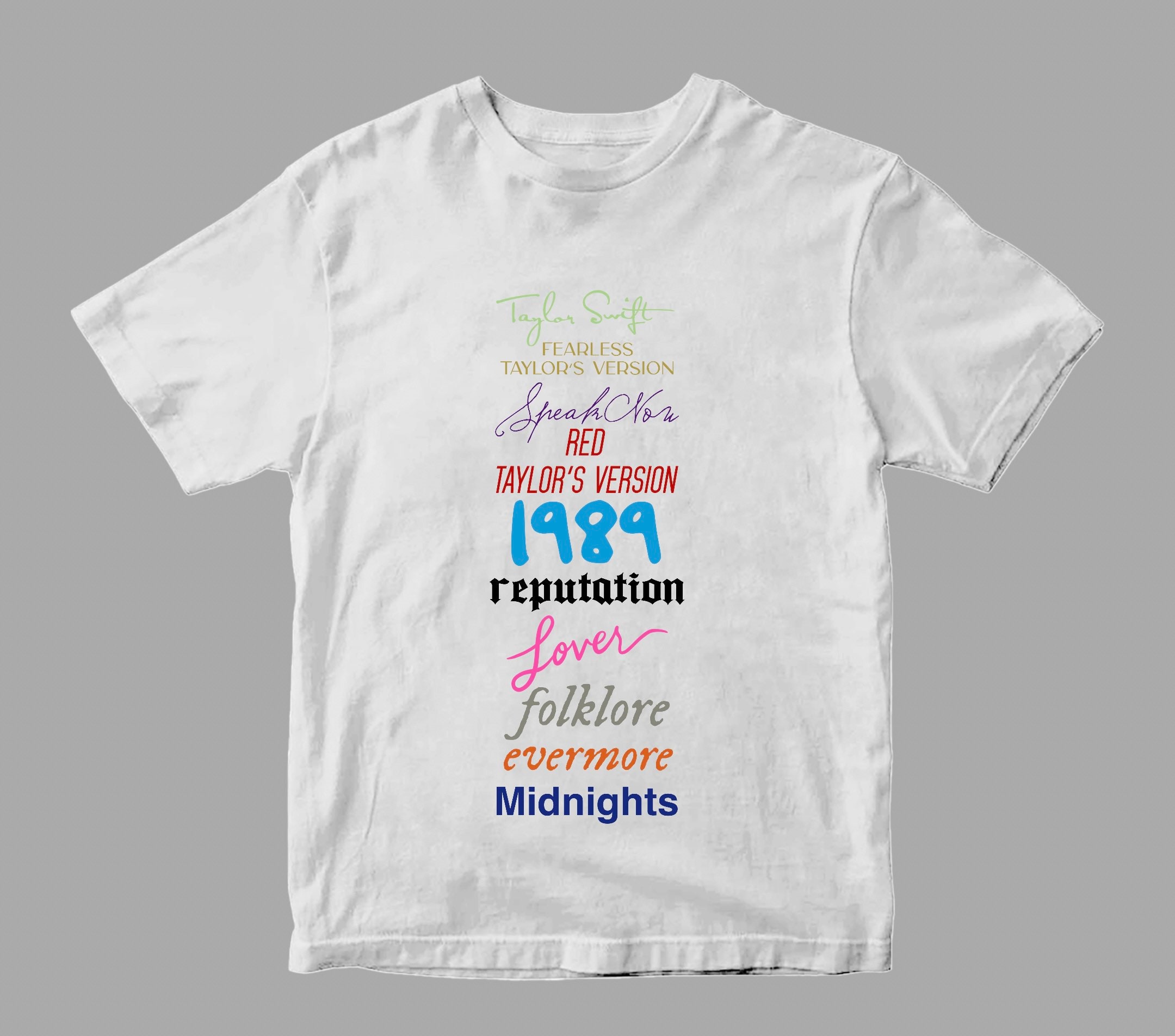 Taylor Swift Eras DIY Iron on Transfers Etsy