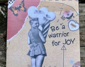 Be a Warrior for Joy - Greeting Card