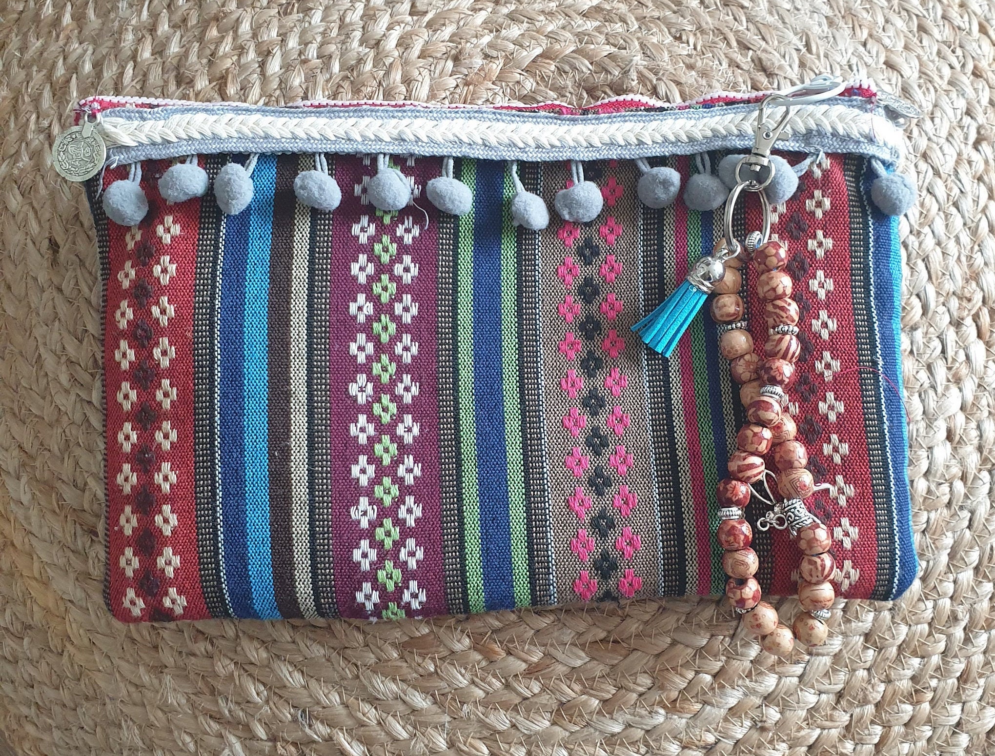 Bolso bohochic, bohemio, hippie para mujer. Bolso boho. Bolsos