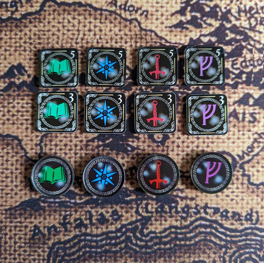 Relius Token Lord of the Rings - Resource and Status Tokens [ With Value Range From ...