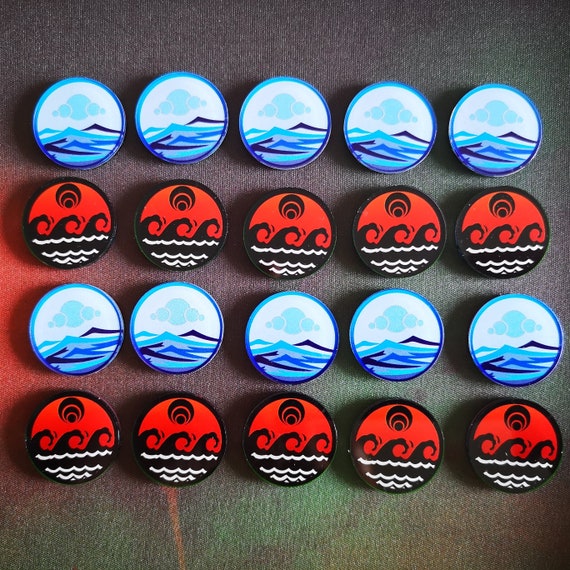 Arkham Horror LCG - Innsmouth Conspiracy Flood and Key Tokens (fan Made) -  Etsy