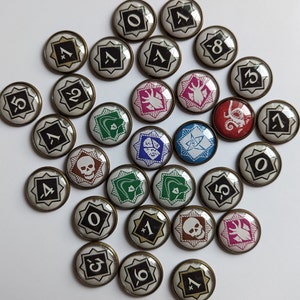 Arkham Horror Card Game Fan Made Chaos Tokens (44 pcs)
