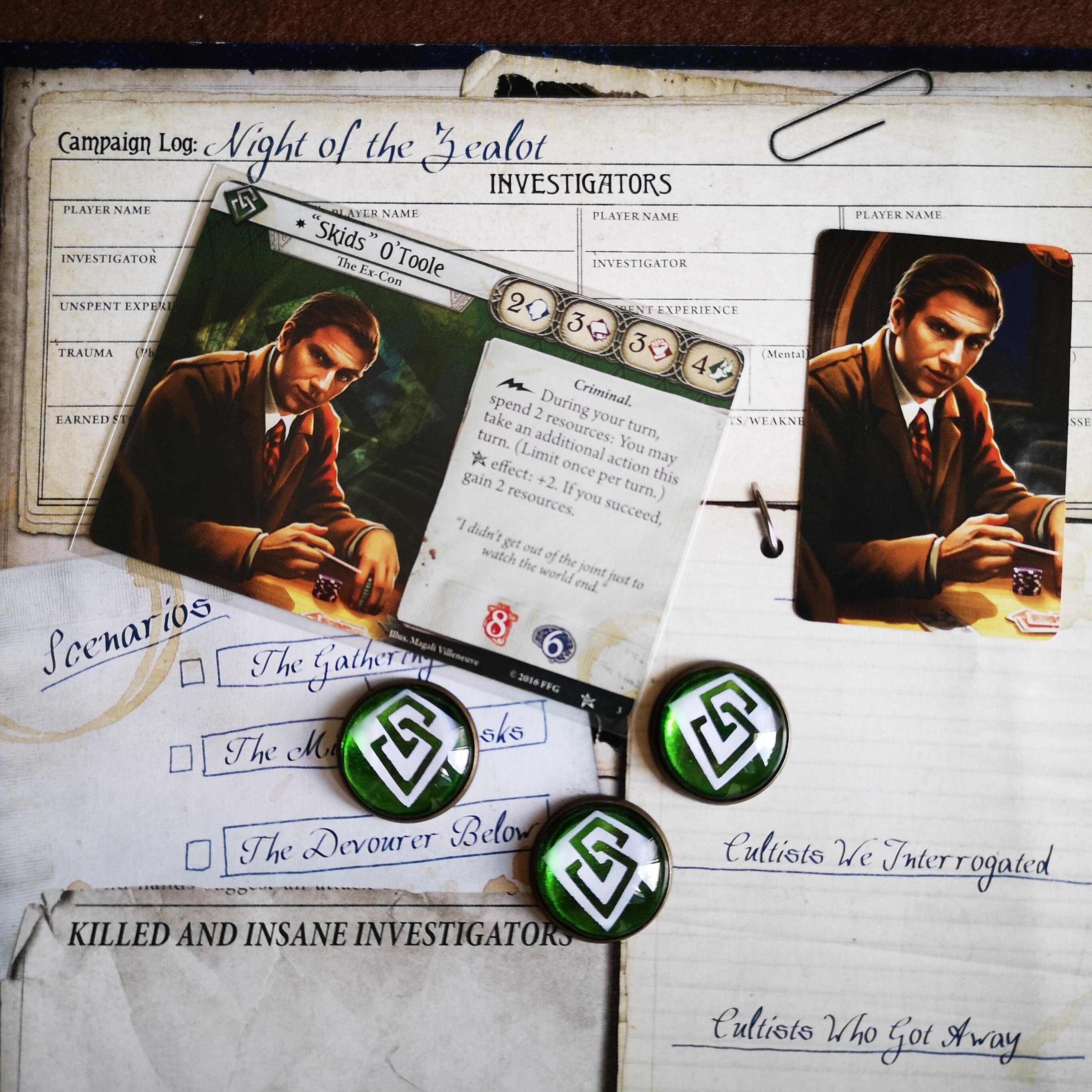 arkham horror card game campaign log Dark Matter- Scenario Pack (Arkham Horror Fan Made Custom Scenario) - 396Pcs main image 0