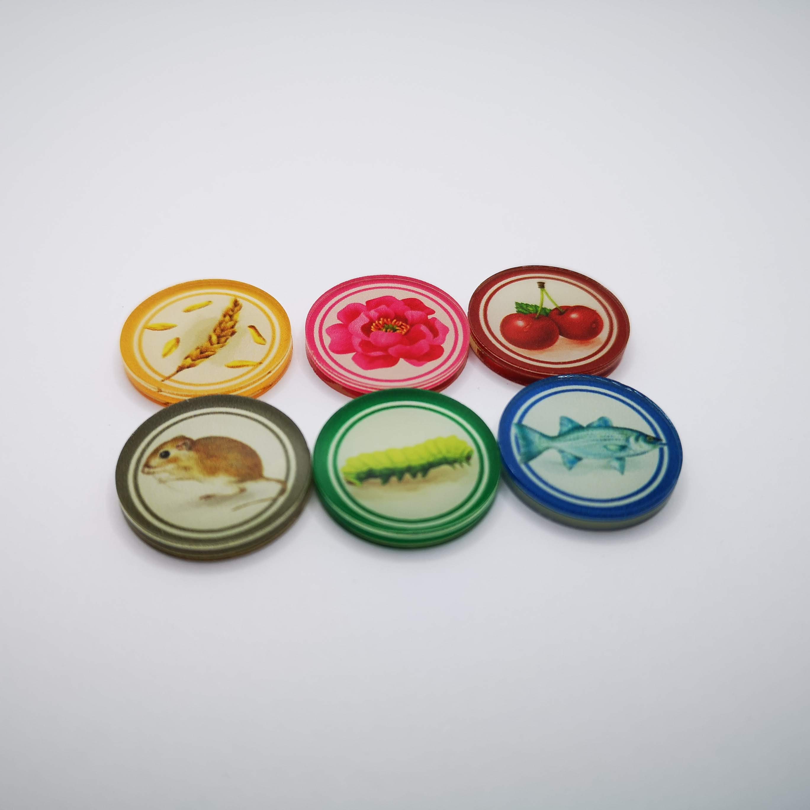 Wingspan Upgrade Tokens food Tokens and Expansions Etsy Canada