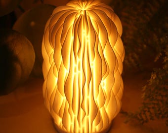 3D Printable Coral Skeleton Lamp – STL Files for Modern Sculptural Lighting