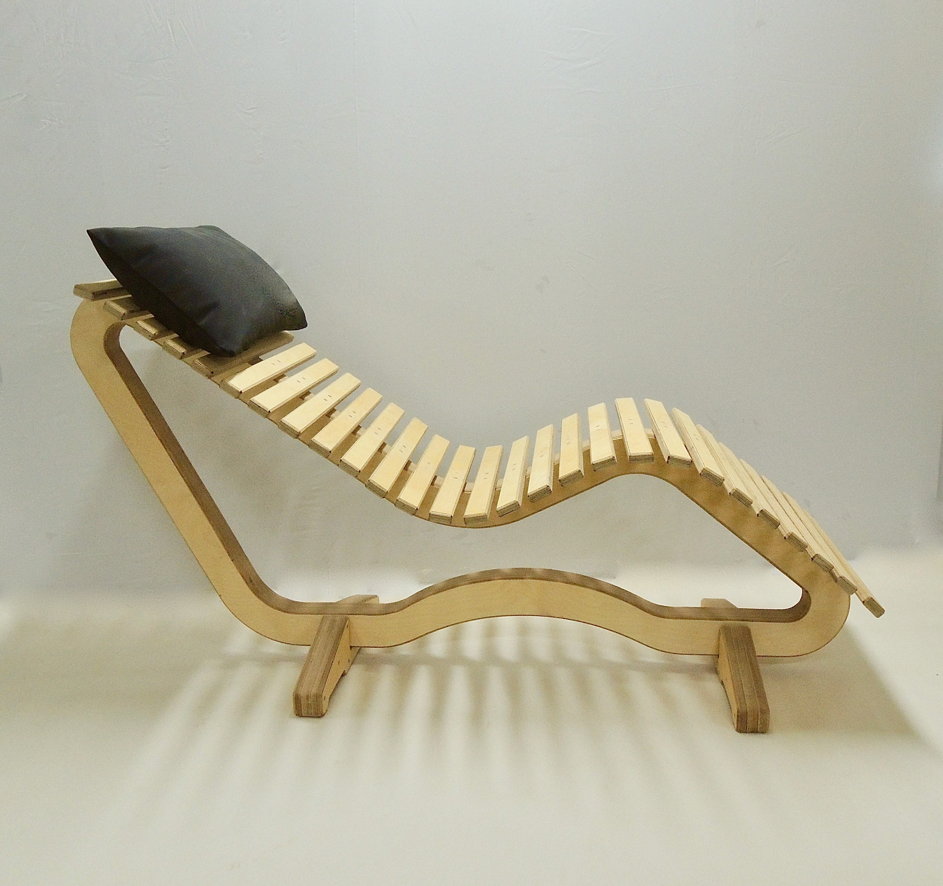 Handmade Contemporary Birch Plywood Lounger Chair Indoor and | Etsy