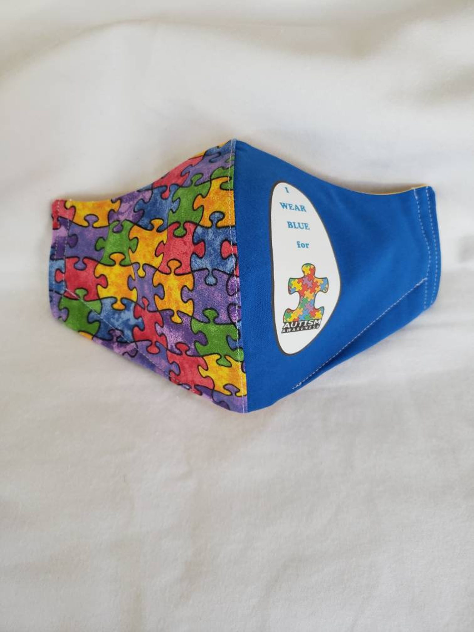 High Quality Face Mask autism Awareness Etsy