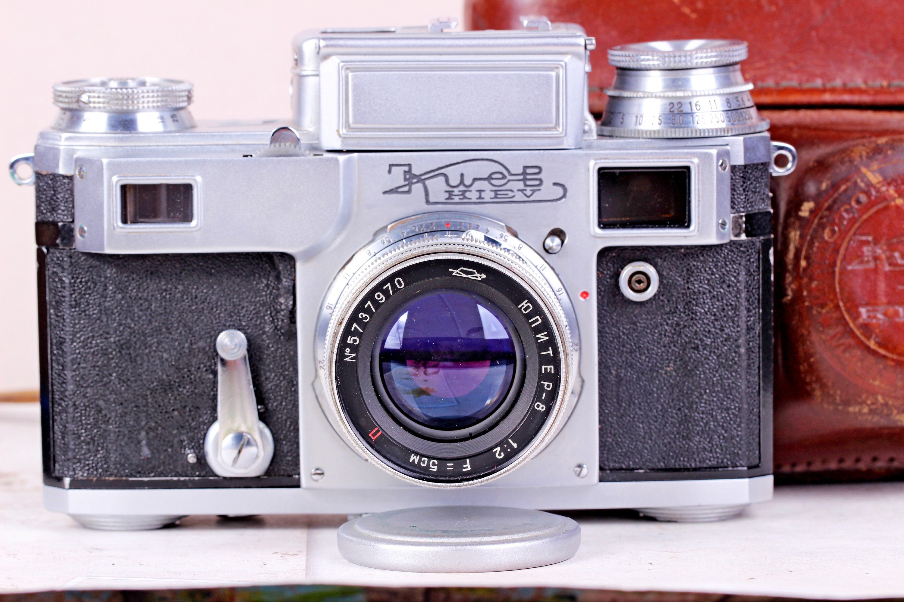 Kiev4 Vintage Rangefinder Camera Jupiter8M 50mm F2 2/50 Etsy