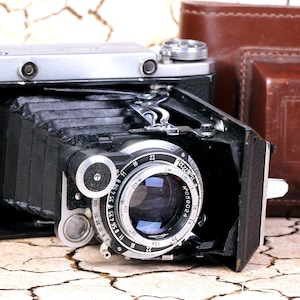 MOSCÚ - 5 Cámara vintage Industar lente - 24 3.5/105 telémetro cámara soviética 6x6 Hecho en la URSS, regalo para el fotógrafo
