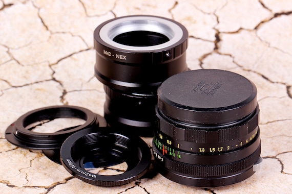 レンズ HELIOS 44 M 2/58 mm ソビエトレンズ アナモルフィック ボケ +