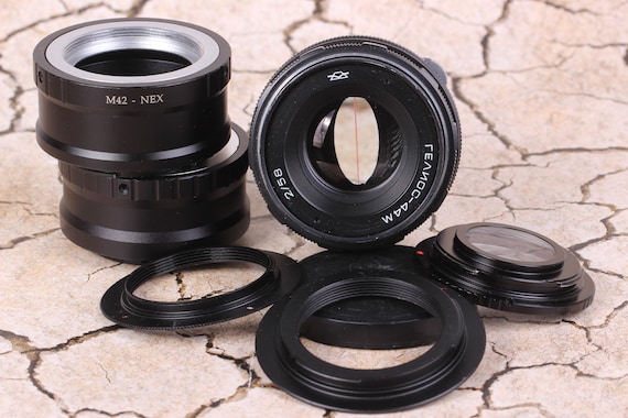 レンズ HELIOS 44 M 2/58 mm ソビエトレンズ アナモルフィック ボケ +