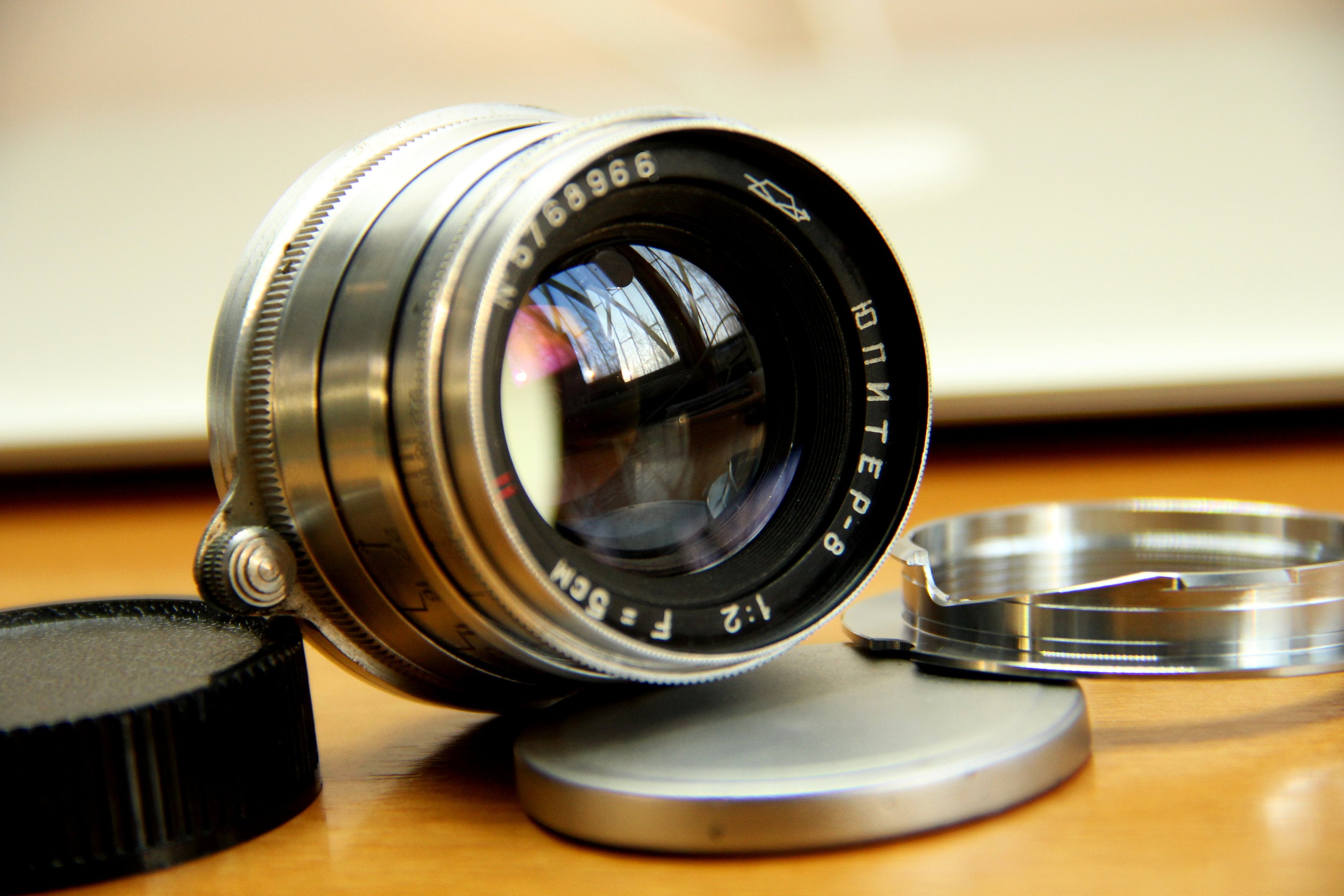 Jupiter-8 50mm f2.0 RED P Sowjetisches Vintage-Objektiv M39-Mount LM für Leica Vintage-Objektiv