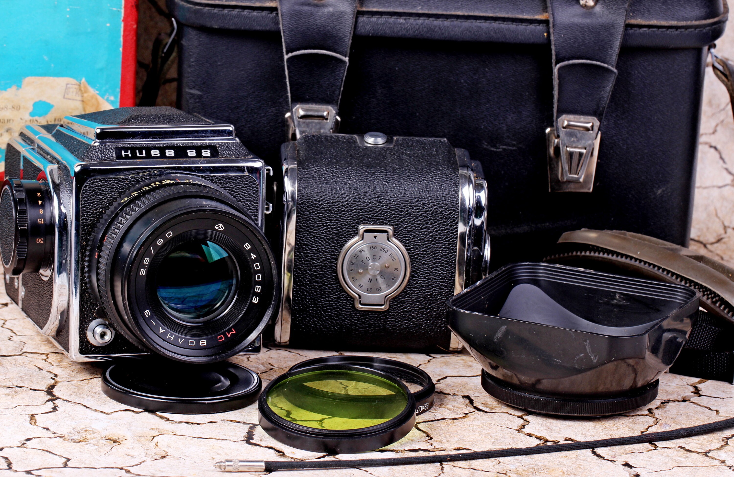 KIEV88 Soviet Camera Russian Medium Format Film 6x6 With Etsy UK