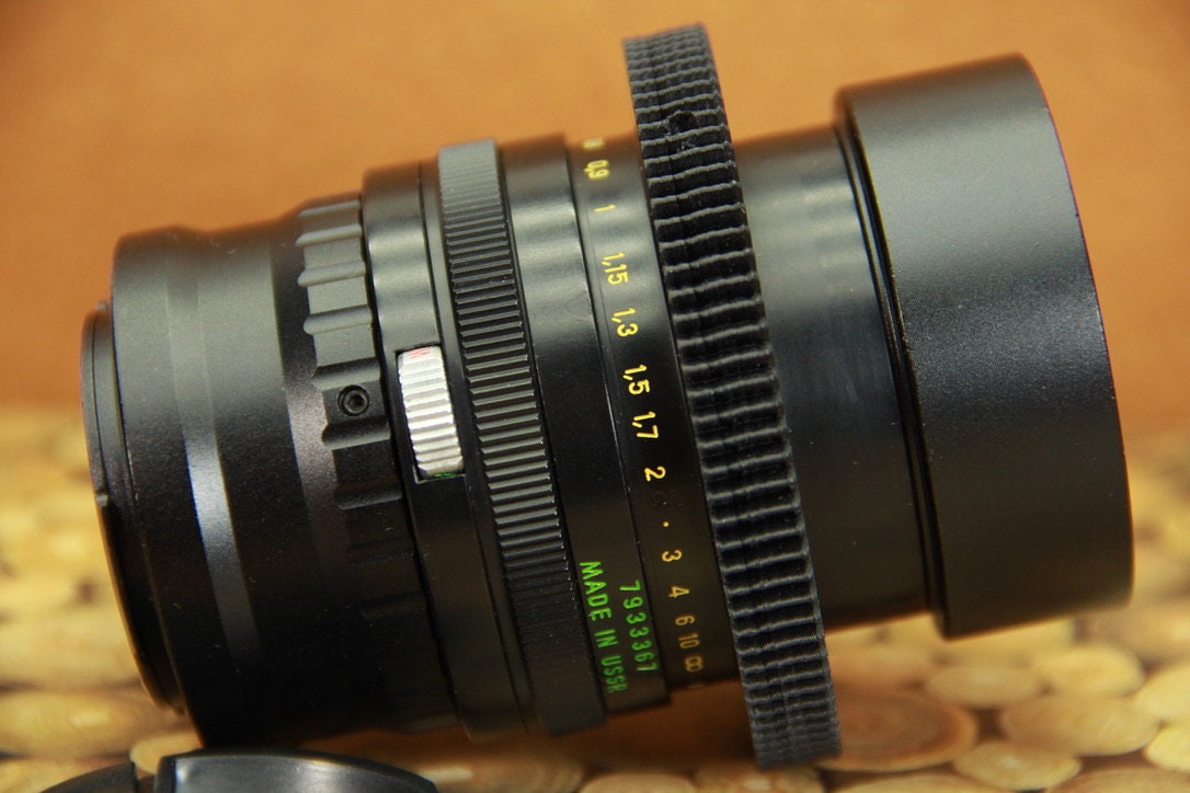 KMZ Anamorphic Helios 44M 2/58 Soviet Lens – Cine Mod, M42 Mount, Clean Glass, 1980s
