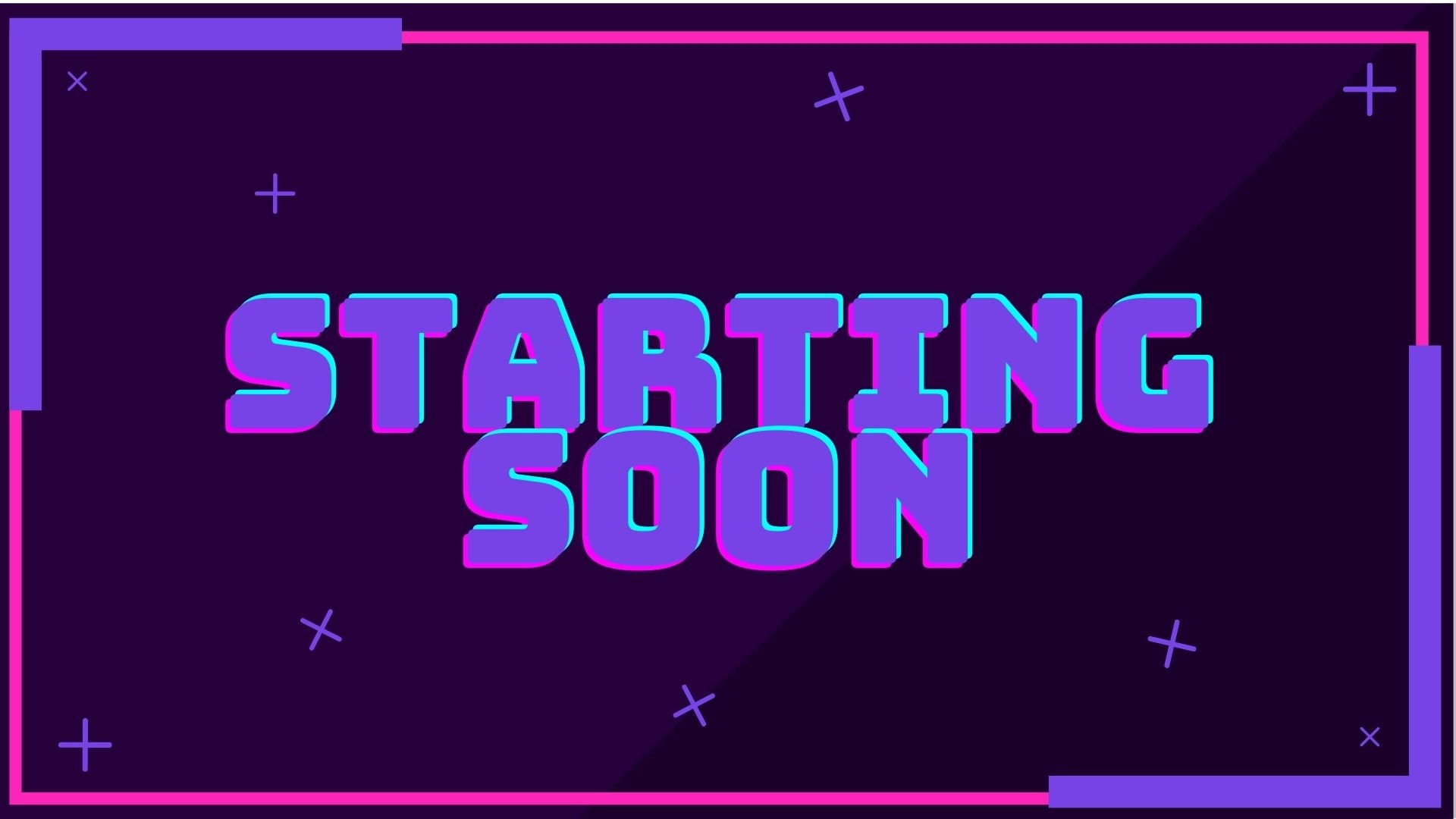 Twitch Starting Soon Screen Aesthetic