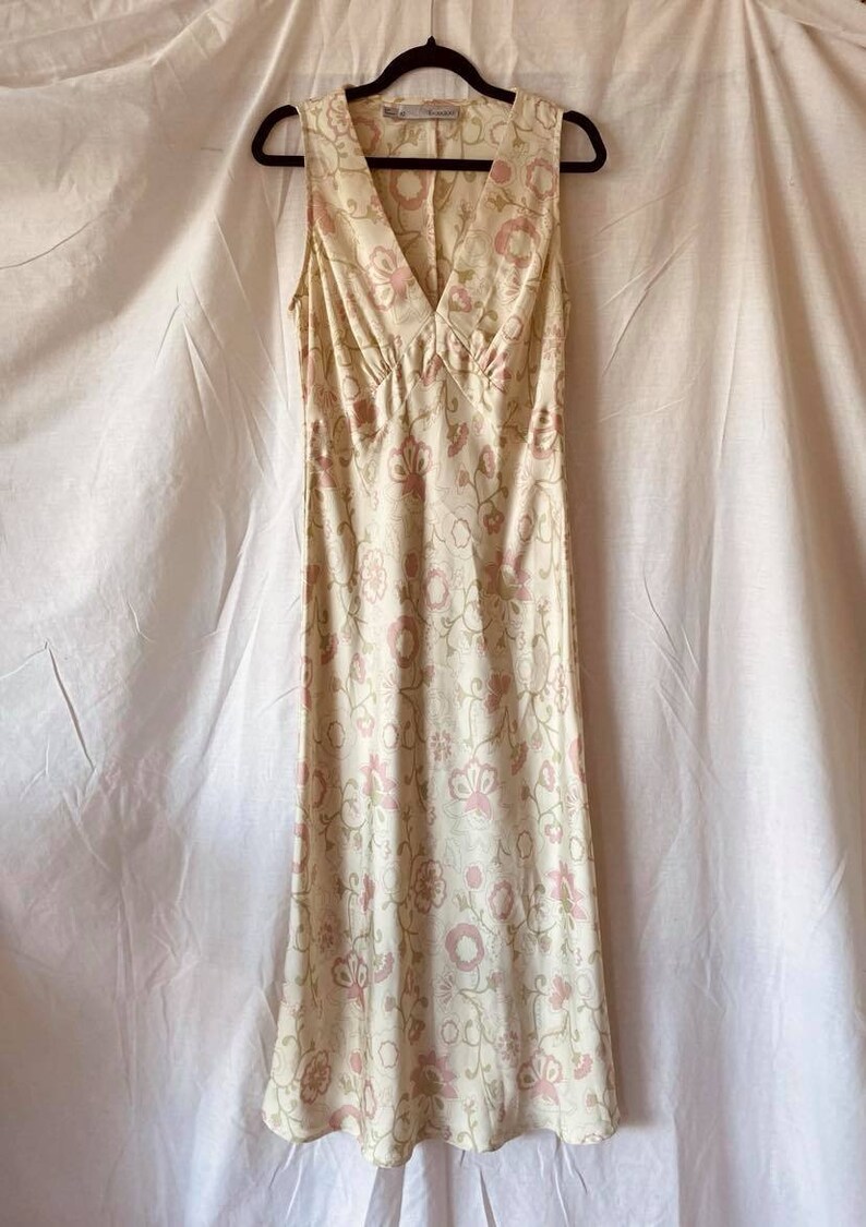 Vintage Slip Dress / Romantic Date Dress / 90s Bias Cut Dress | Etsy