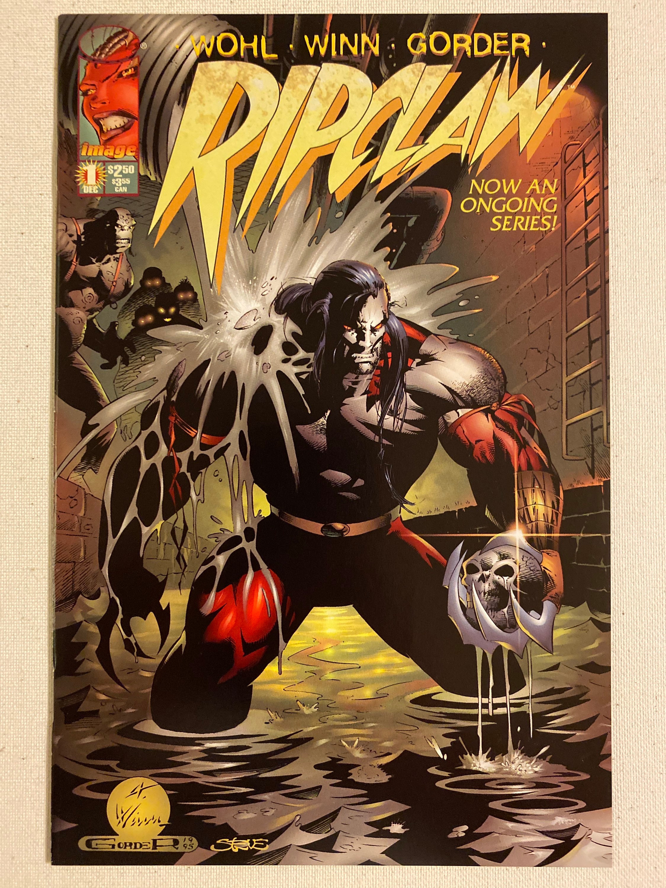 90s vintage Image Comics RIPCLAW tee