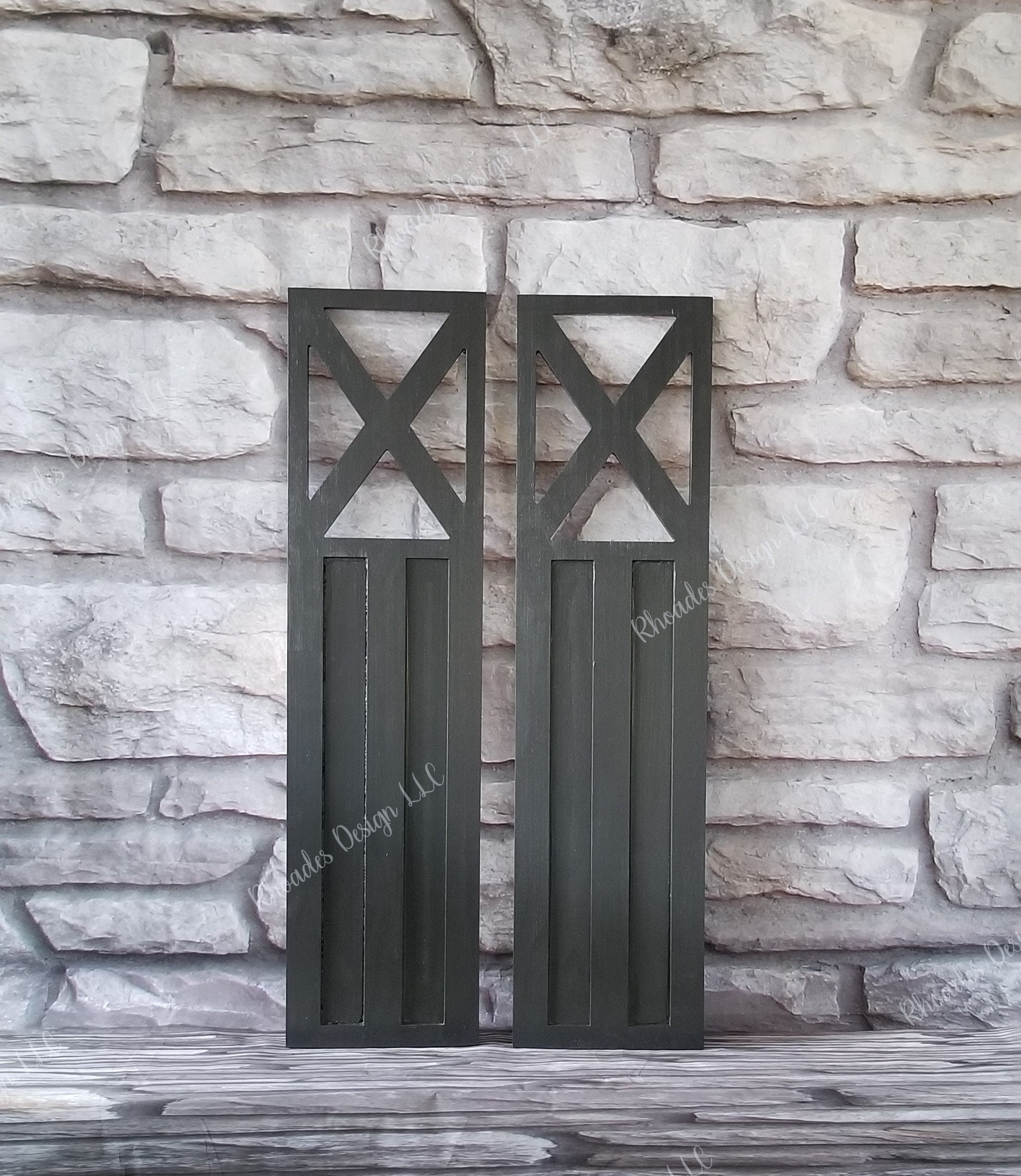 Farmhouse Wood Shutters Exterior Custom Heights Cottage - Etsy