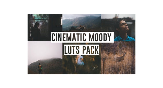 CINEMATIC MOODY LUTS Pack Color Correction Lut for Photoshop/Premiere Pro