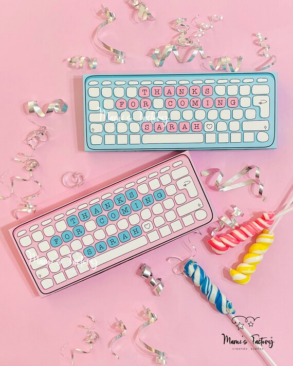 Computer Keyboard Printable Box. PDF Computer Theme Party Etsy