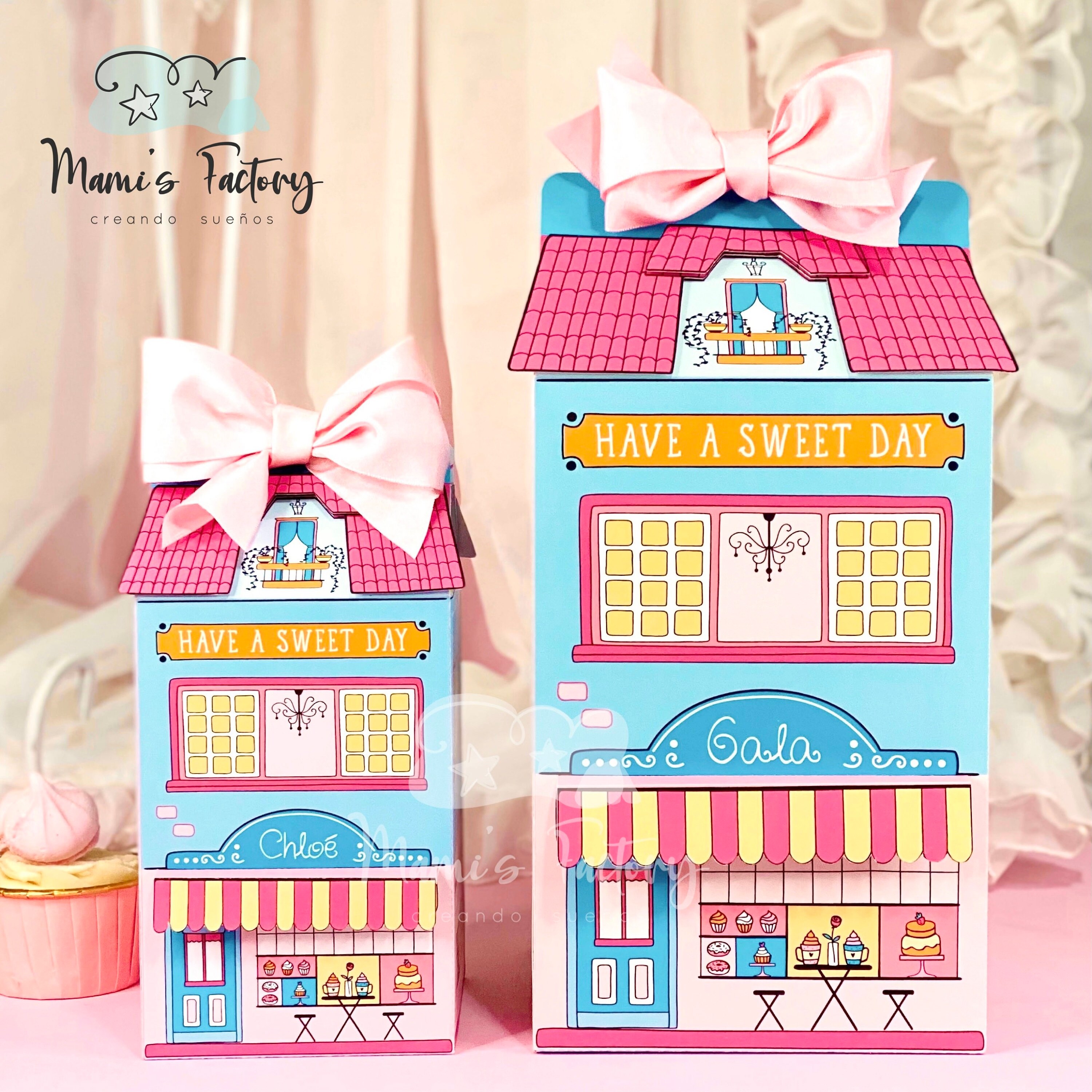 Sweet Shoppe Bakery Box Printable Pastry Box Sweets Etsy