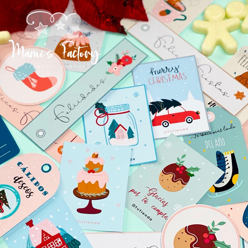 Tags Navidade\u00f1os Imprimibles Personalizado