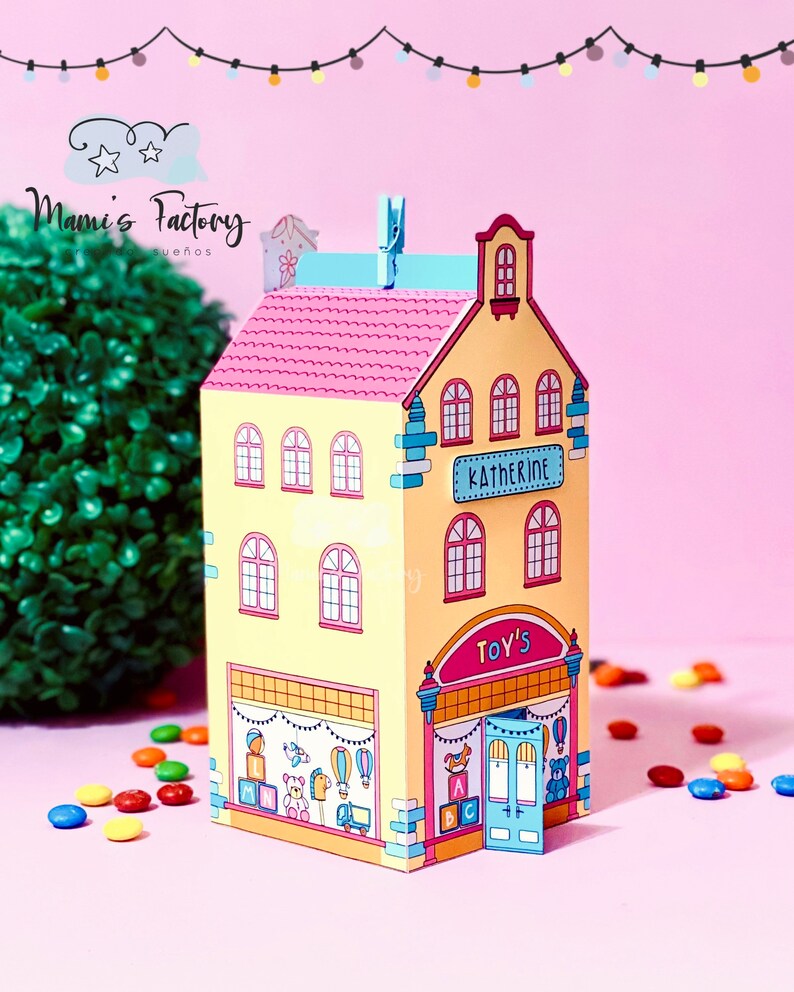Printable Box Toy Store Toys Party Children Day Pastry Etsy