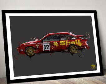 AUTOBIANCHI A 112 poster auto classiche 100x70 cm Nostalgia