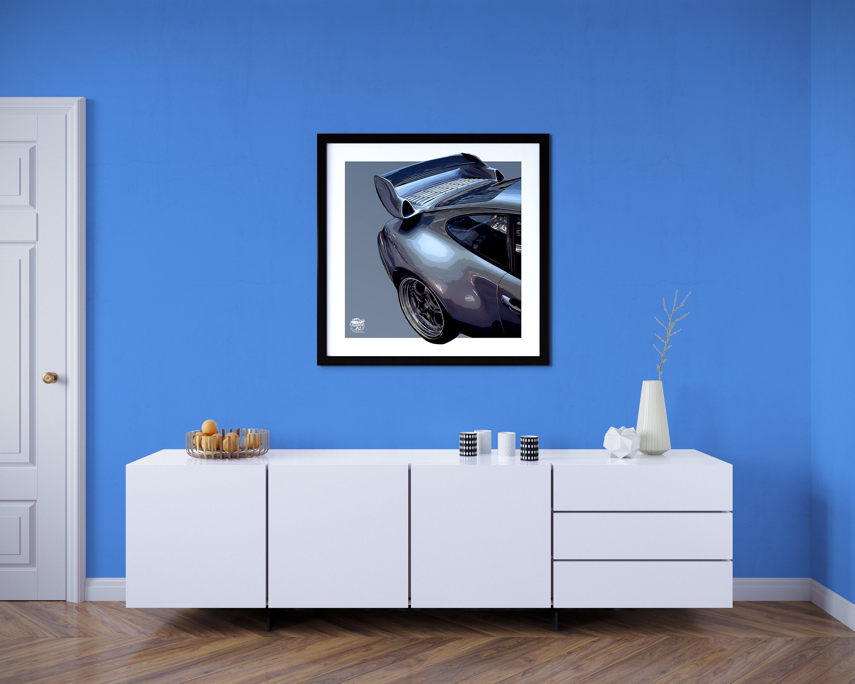Porsche 911 993 GT2 Print Porsche 911 993 GT2 Wall Art, Porsche 911 ...