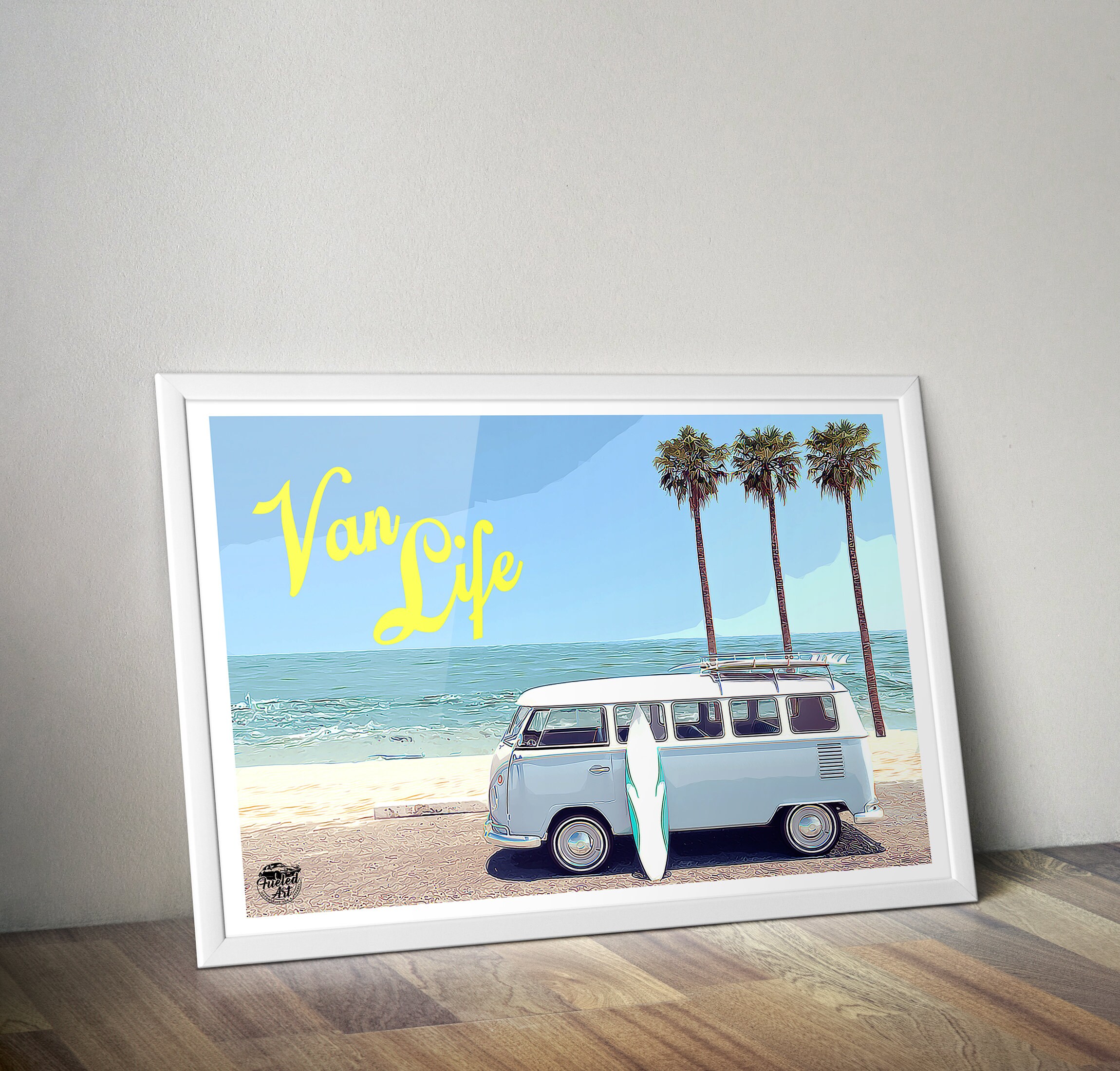 VW Campervan Print VW Campervan Gifts Surf Print Vw Camper Etsy UK