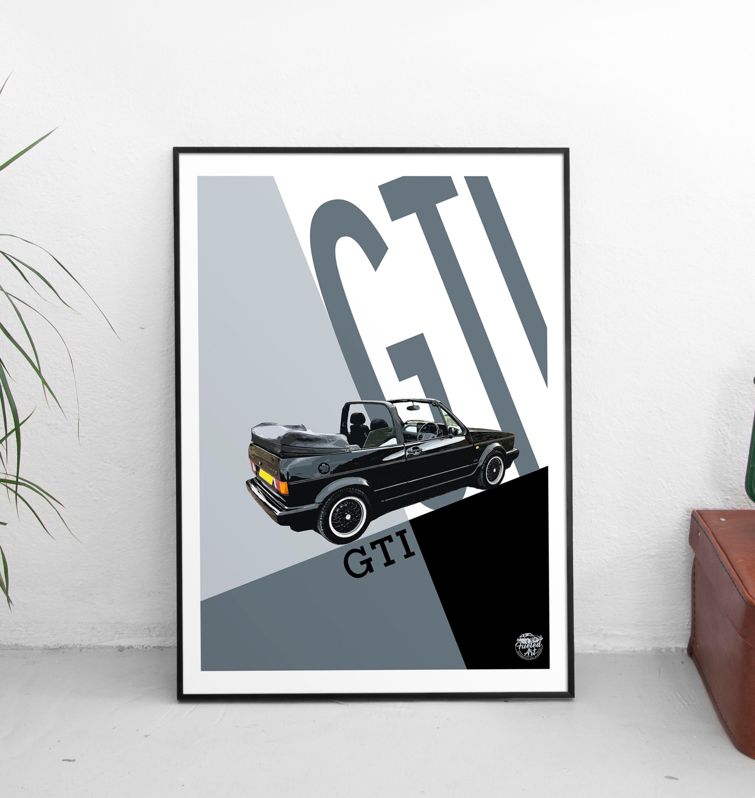 VW Golf Mk1 GTI Cabriolet Print Vw Golf Mk1 GTI Cabriolet Poster vw-golf-mk1-gti-cabriolet-print-vw-golf-mk1-gti-cabriolet-poster