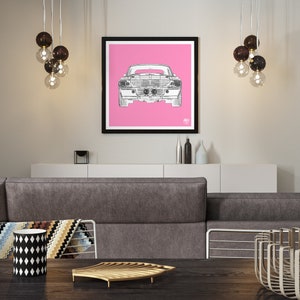 Ford Mustang GT500 Print Ford Wall Art, Ford Mustang Wall Art, Ford Mustang gifts, Muscle Car Print, Ford Wall Decor, Classic Car print image 10