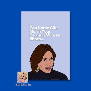 Herman Munster Shoes - RHONY Countess Luann de Lesseps Poster