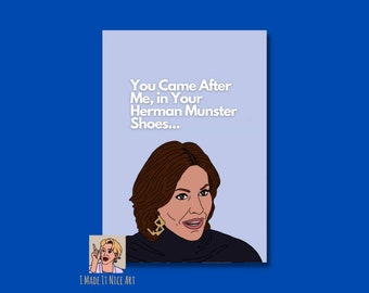 Herman Munster Zapatos - RHONY Condesa Luann de Lesseps Cartel